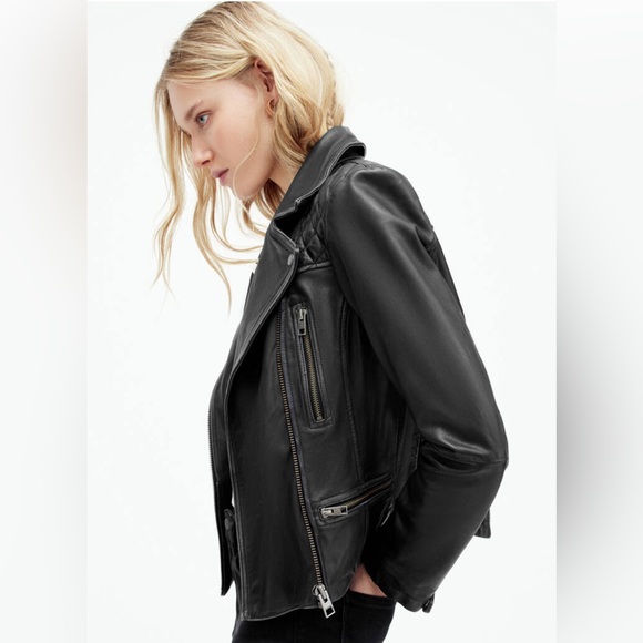 All Saints Leather Jacket - Picture 10 of 11